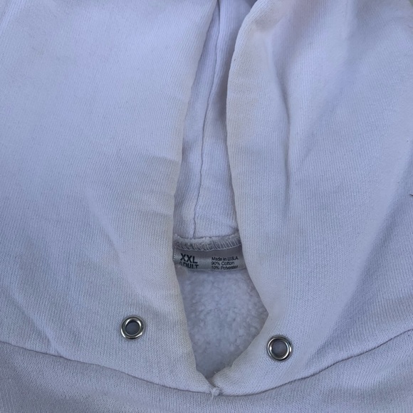 Vintage 90s Nike Air embroidered center swoosh spell out Hoodie Size XXL - Picture 5 of 9